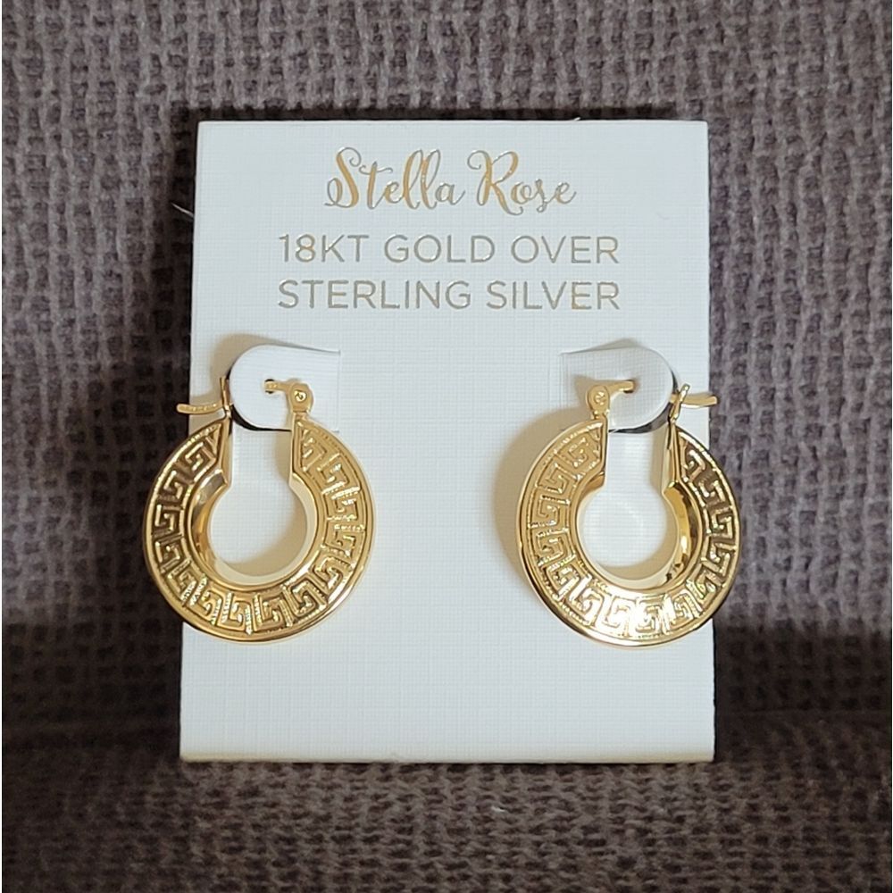 Stella Rose🌹Gold💛 Greek🇬🇷 Key🔑 Earrings